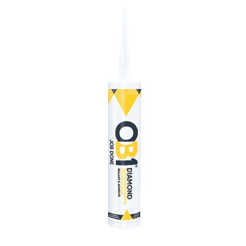 OB1 Diamond Crystal Clear Universal Sealant & Adhesive - 290ml - Clear