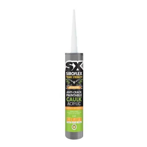 Siroflex Anti-Crack Acrylic Caulk - 310ml - White