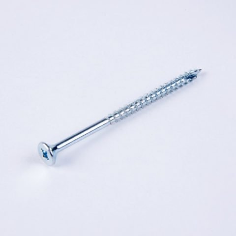 KTX Silver Premium Professional Woodscrews - 3.5 x 12mm - Pack of 200