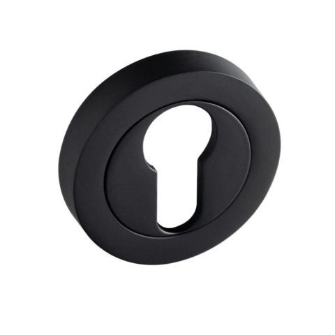 Eclipse Insignia Euro Escutcheon - Matt Black