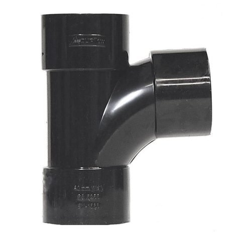 Aquaflow Solvent Weld Tee – 32mm – Black