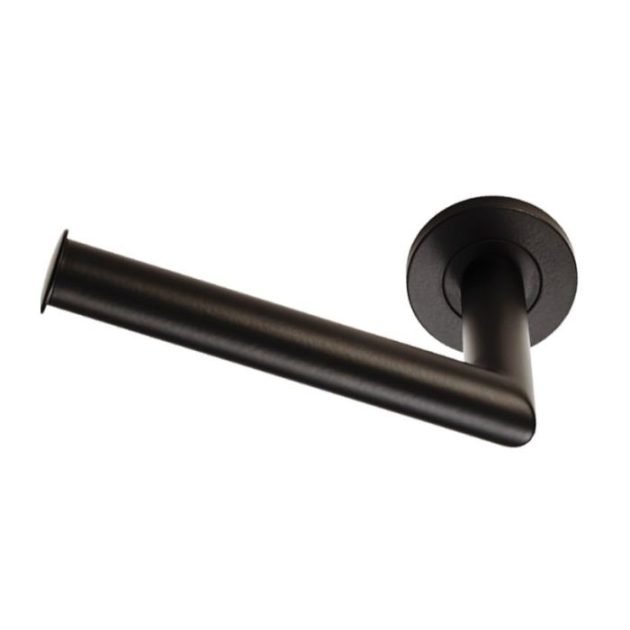 Carlisle Brass De L'eau Toilet Roll Holder - Matt Black