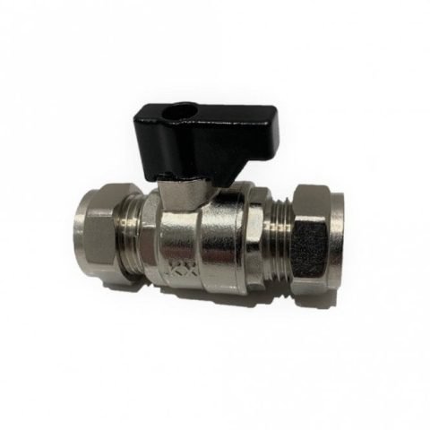 Full Bore Chrome Lever Isolating Valve - 15mm