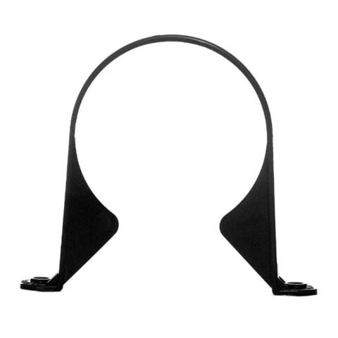Aquaflow Pipe Support Bracket - 110mm - Black