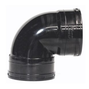 Aquaflow Solvent Soil Fittings Black