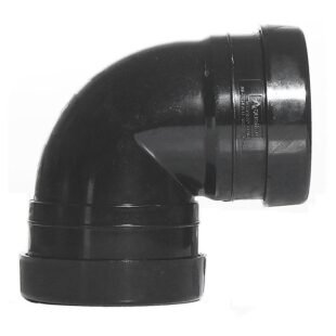 Aquaflow Push-Fit Soil Fittings Black