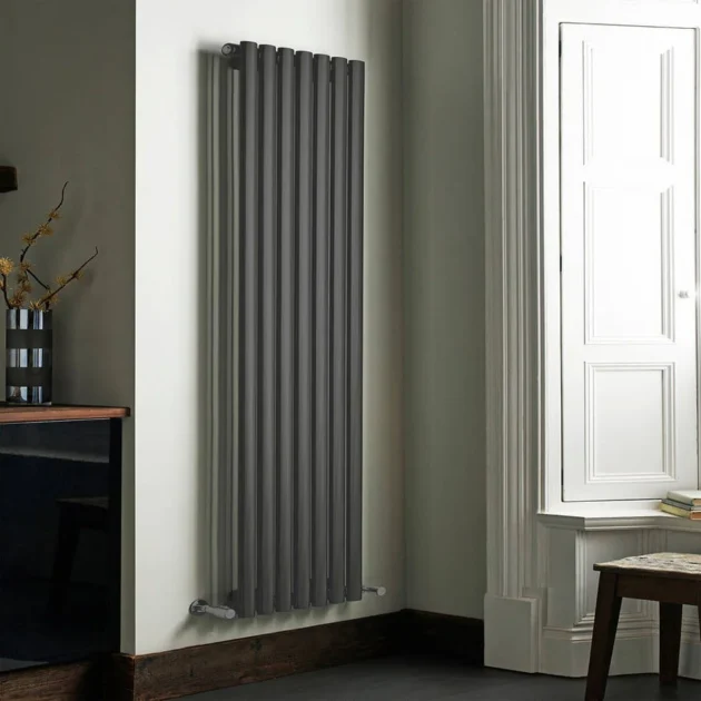 Kartell K-Rad Aspen Vertical Single Radiator - 1800 x 420mm - Grey
