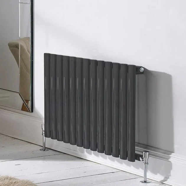 Kartell K-Rad Aspen Horizontal Single Radiator - 600 x 540mm - Grey