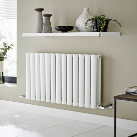 Kartell K-Rad Aspen Horizontal Single Radiator - 600 x 1440mm - White
