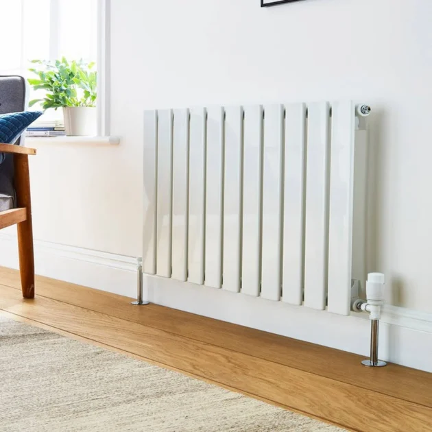 Kartell K-Rad Boston Horizontal Single Radiator - 600 x 770mm - White
