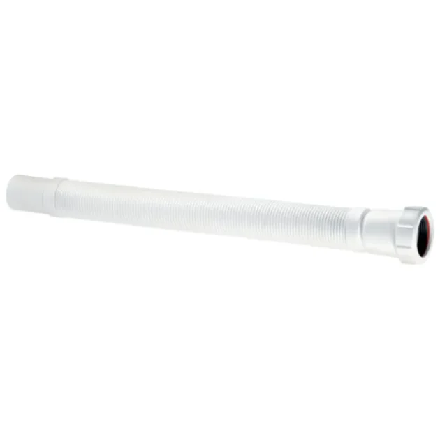 McAlpine Flexible Connector Universal To Plain Spigot - 1¼” - White