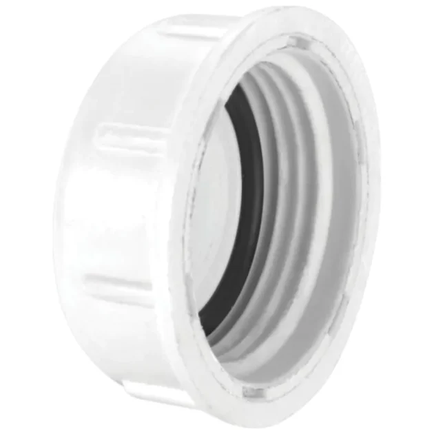 McAlpine Female Blank Cap For Blanking Off Appliance Valves - ¾" - White