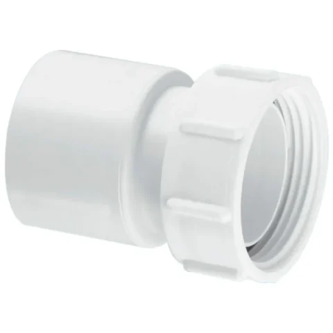McAlpine Coupler BSP To ABS Or PVC Pipe - 1½" - White