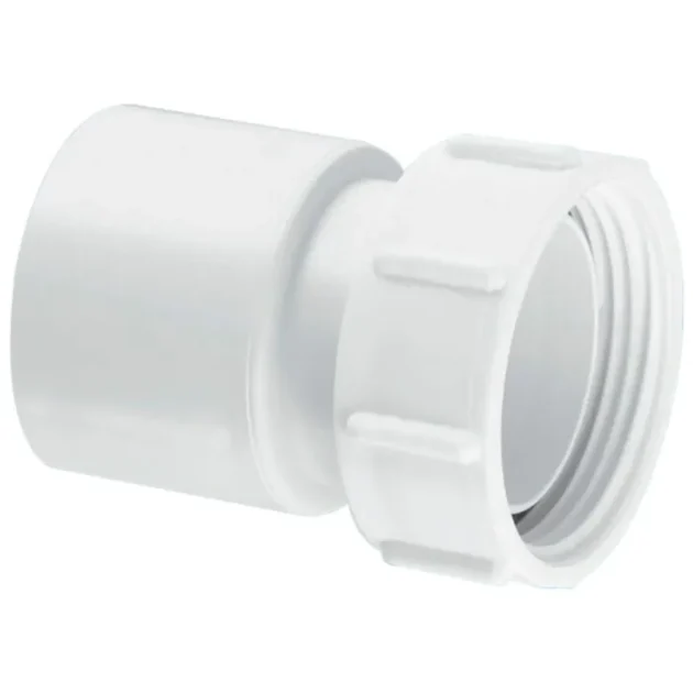 McAlpine Coupler BSP To ABS Or PVC Pipe - 1½" - White
