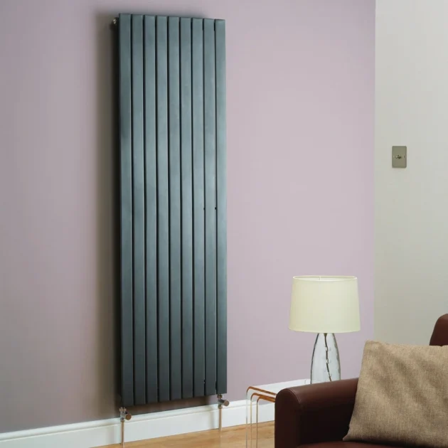 Kartell K-Rad Boston Vertical Double Radiator - 1813 x 560mm - Grey - Image 2