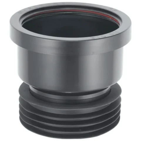McAlpine Drain Connector  - 4"/110mm - Black
