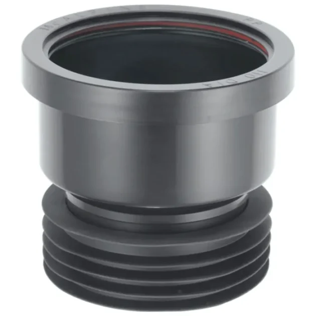 McAlpine Drain Connector  - 4"/110mm - Black