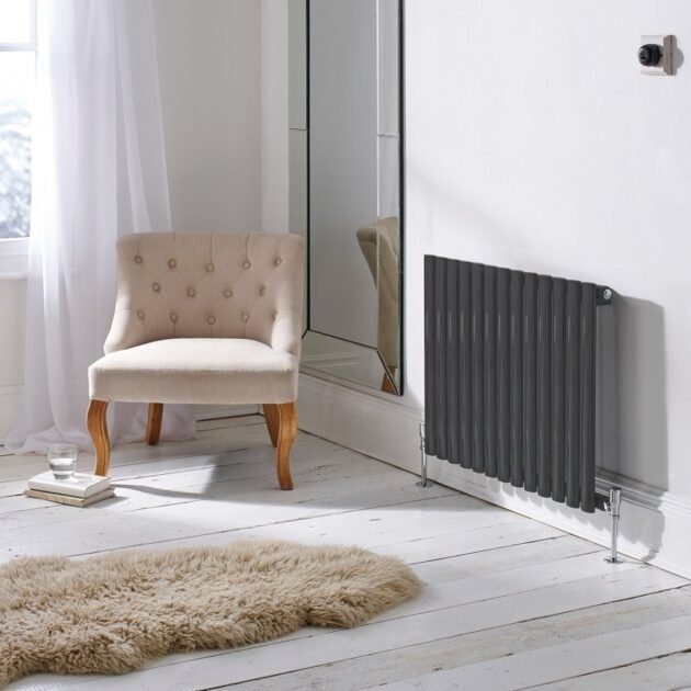 Kartell K-Rad Aspen Vertical Double Radiator - 1800 x 420mm - White - Image 2